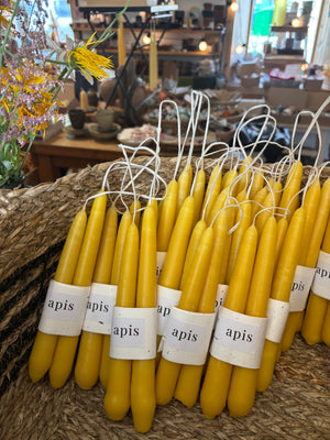Open image in slideshow, APIS Hand dipped beeswax candles
